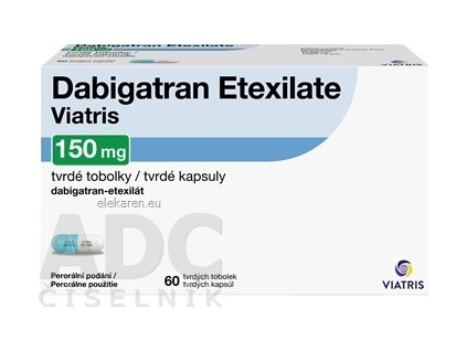 Dabigatran Etexilate Viatris 150 mg - 1x60 ks