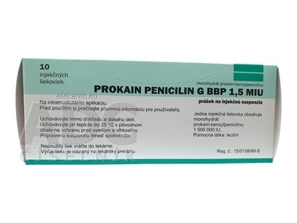 PROKAIN PENICILIN G BBP 1,5 MIU - 1x10 lag