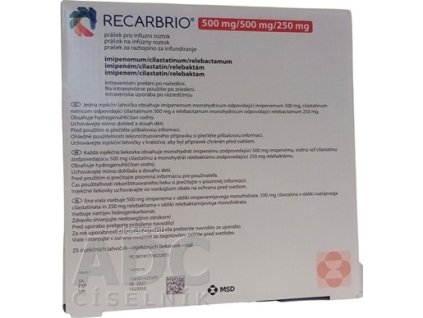 Recarbrio 500 mg/500 mg/250 mg - 1x25 lag