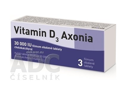 Vitamin D3 Axonia 30 000 IU - 1x3 ks