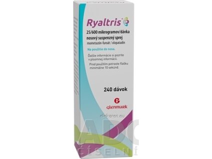 Ryaltris 25/600 mikrogramov/dávka - 1x30 ml