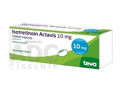 Isotretinoin Actavis 10 mg - 1x30 ks