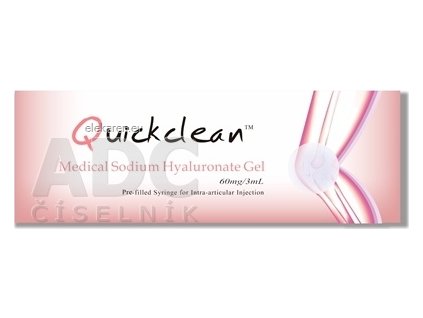 Quickclean 60 mg/3 ml Gél s hyaluronátom sodným - 1x3 ml