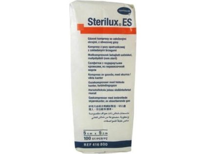 Gázové kompresy Sterilux ES nesterilné 5 x 5 cm 100 ks