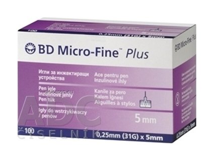 BD MICRO FINE PLUS inzulínové ihly - 10x10 ks