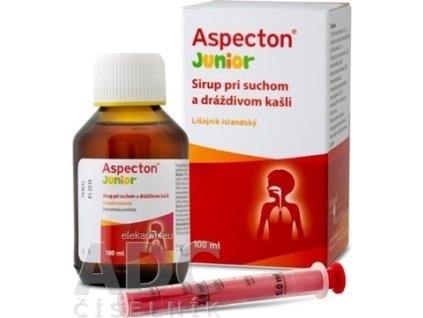 Aspecton Junior sirup pri suchom a dráždivom kašli - 1x100 ml