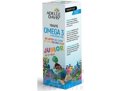 Adelle Davis OMEGA 3 z morských rias JUNIOR - 1x50 ml