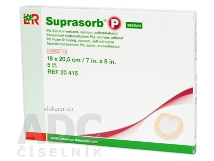 SUPRASORB P PU sacrum KRYTIE NA RANY - 1x5 ks