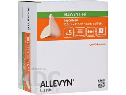 ALLEVYN Heel Krytie na rany - 1x5 ks