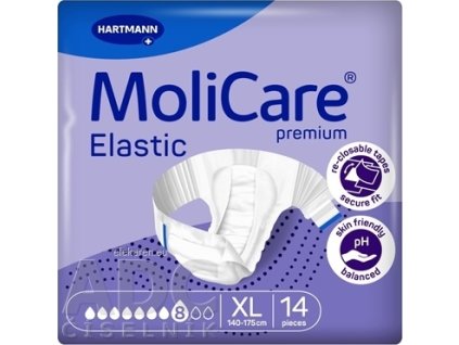 MoliCare Premium Elastic 8 kvapiek XL - 1x14 ks