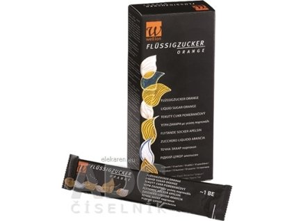 Wellion TEKUTÝ CUKOR pomaranč - 10x13 ml
