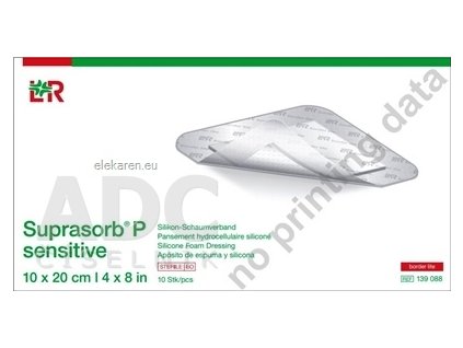 SUPRASORB P SENS.B.LITE 10X20CM 10K