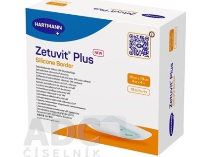 Zetuvit Plus Silicone Border - 1x10 ks