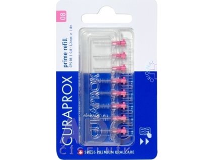 CURAPROX CPS 08 prime refill ružová - 1x8 ks