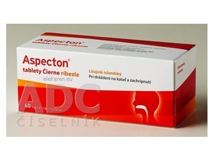 Aspecton tablety Čierne ríbezle - 1x60 ks