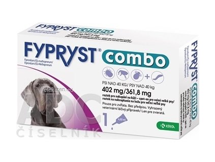 FYPRYST combo 402 mg/361,8 mg PSY NAD 40 KG - 02 ml