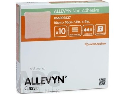 ALLEVYN NON-ADHES.KRYTIE 10X10CM 10
