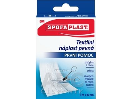 3M SPOFAPLAST č.254 Textilná náplasť pevná - 1x1 ks