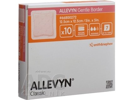 ALLEVYN Gentle Border Krytie na rany - 1x10 ks