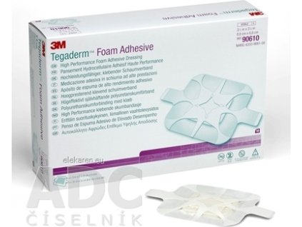 3M TEGADERM Foam Adhesive (90610) - 1x10 ks