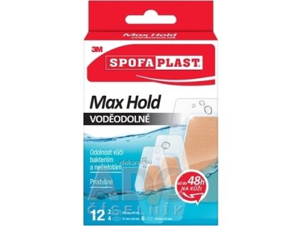 3M SPOFAPLAST č.191N Náplasti VODEODOLNÉ Max Hold - 1x12 ks