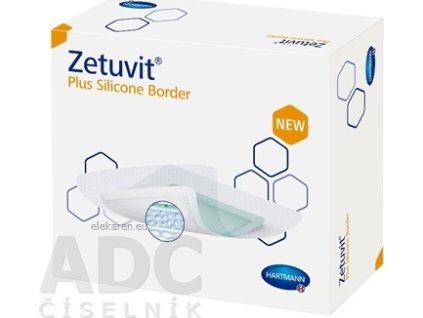 Zetuvit Plus Silicone Border - 1x10 ks