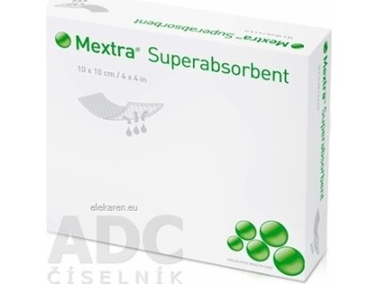 Mextra Superabsorbent 10x10 cm - 1x10 ks