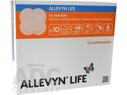 ALLEVYN LIFE Krytie na rany - 1x10 ks