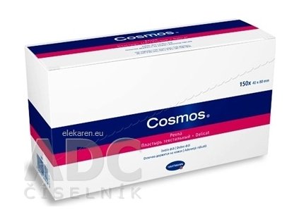 COSMOS Pevná - (Strips) náplasti na rany 40x80 mm, 50x3 ks (150 ks)