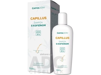 Cannaderm CAPILLUS šampón s kofeínom NEW - 1x150 ml