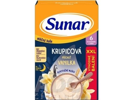 Sunar mliečna KAŠA KRUPICOVÁ Na dobrú noc - 1x340 g