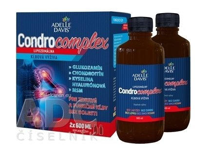 Adelle Davis CondroComplex - lipozomalna kĺbová výživa 2x500 ml (1000 ml)