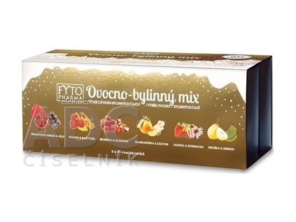 FYTO Ovocno-Bylinný MIX Zimná edícia - darčeková kazeta, 6 druhov čajov po 10 vrecúšok, 60x2 g (120 g)