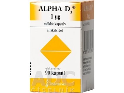 ALPHA D3 1MCG CPS MOL 90X1MCG(FLAS.