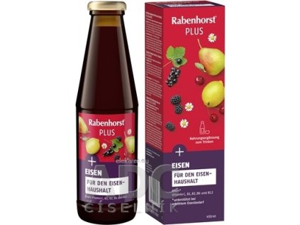 Rabenhorst Eisen plus šťava - 1x450 ml