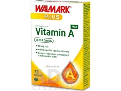 WALMARK Vitamín A MAX - 1x32 ks