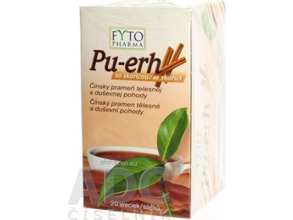 FYTO Pu-erh so škoricou - 20x1,5 g (30 g)