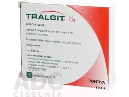 TRALGIT 100 INJ. SOL INJ 5X2ML/100M