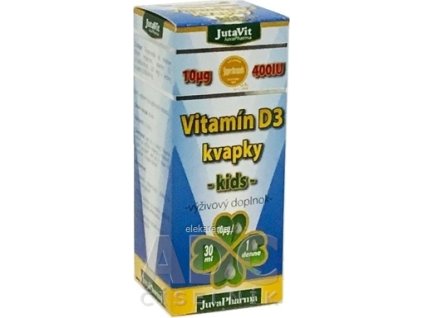 JutaVit Vitamín D3 kvapky - kids - 1x30 ml