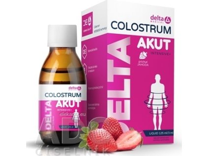DELTA COLOSTRUM AKUT Jahoda - 1x125 ml