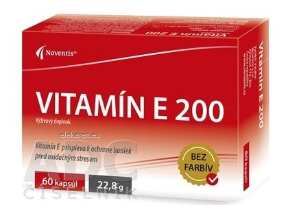 Noventis Vitamín E 200 - 1x60 ks