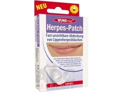 WUNDmed Náplasť na herpes - 1x6 ks