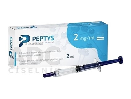 PEPTYS 2 roztok peptidov PEP-22 z kolagénu 2 mg/ml - 1x2 ml