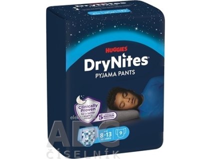 HUGGIES DryNites L pre chlapcov (8-13 rokov) - 1x9 ks