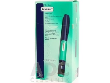 Levemir FlexPen 100 jednotiek/ml - 10x3 ml