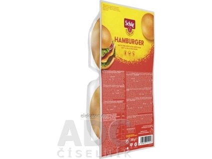 Schär ŽEMLE HAMBURGER - pečivo bezgluténové 4x75 g (300 g)