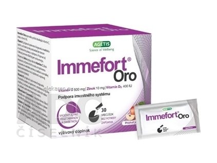 Immefort Oro - príchuť jablko 1x30 vrecúšok