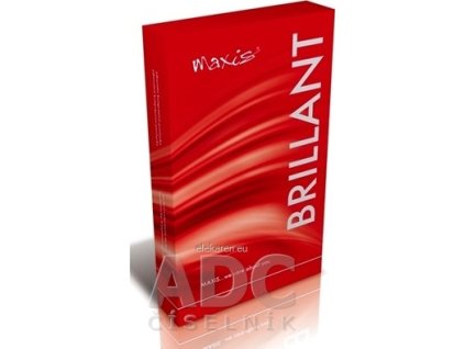 MAXIS BRILLANT LÝTKOVÉ PANČUCHY - veľkosť 5, (II.KT), normálne, so špicou, čierne, 1x1 pár