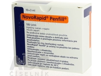 NovoRapid Penfill - 10x3 ml