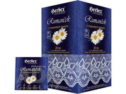 HERBEX RUMANČEK z myjavských kopaníc - nálevové vrecúška 20x1,5 g (30 g)